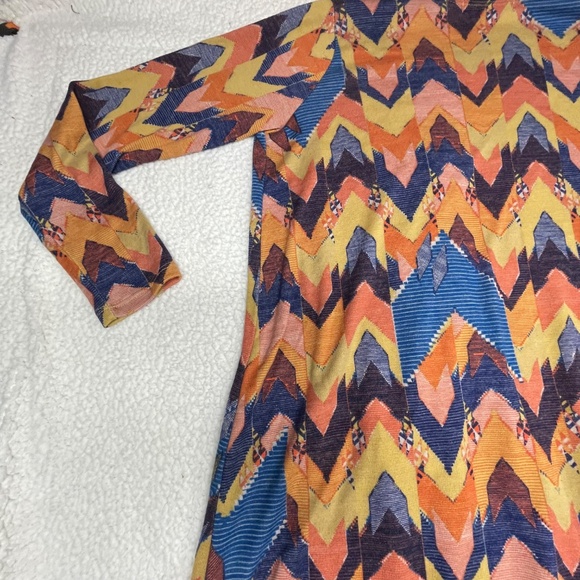 Women’s Medium Multi-Color LuLaRoe Sarah Duster Cardigan - Picture 9 of 15